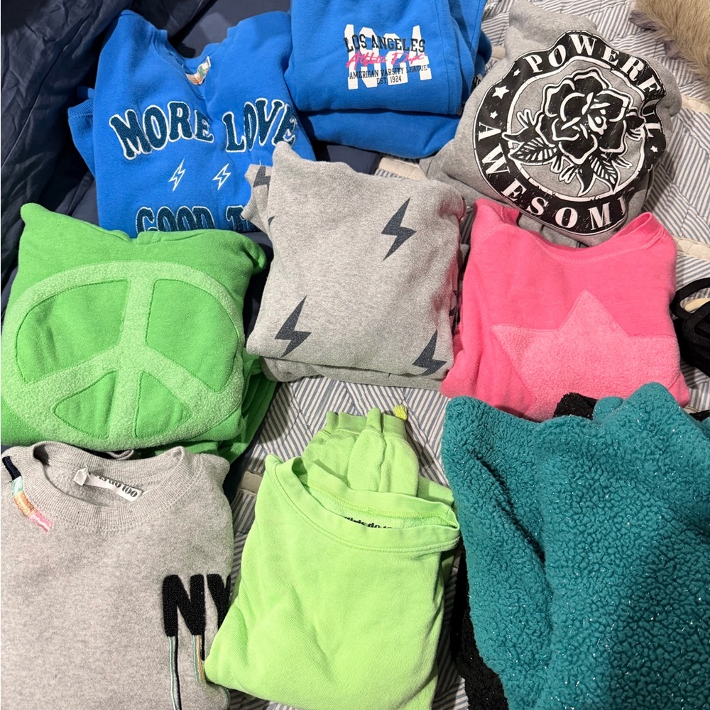 Green Kids Shirt with Peace Sign